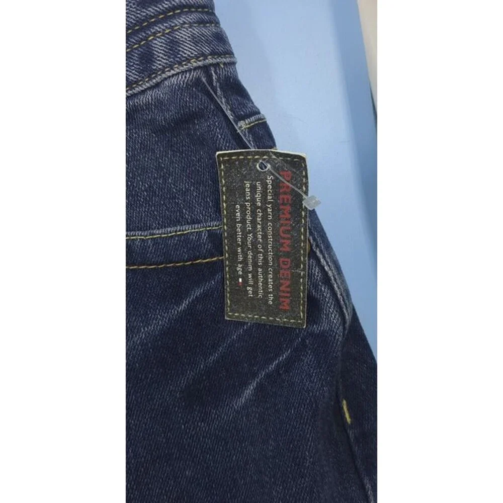 Tommy Hilfiger Open Back Slit Blue Jean Skirt Plus Women Sz 20 NWT - Knew Length